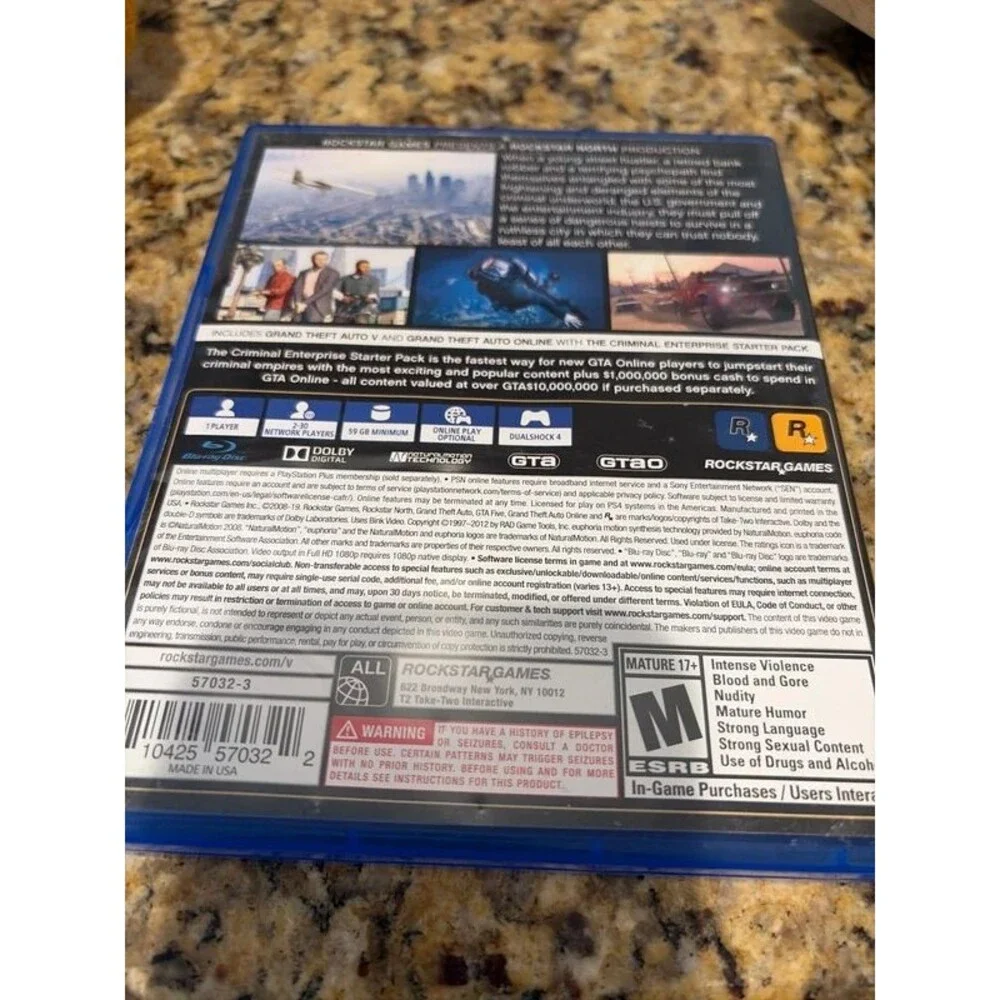 Grand Theft Auto V [Premium Edition] (Sony PlayStation 4 PS4, 2018)